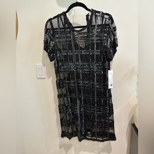 Parker Grayson Black Sequin Dress